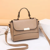 Women Shoulder Bag PU Leather Small Square Bag Youth Ladies Messenger Bag