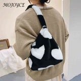 Love Heart Underarm Shoulder Bag Casual Female Lady Shoulder Bags