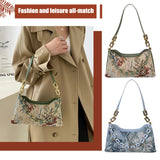 Oil Painting Printed Shoulder Bag for Women