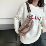 Woman Waist Bag Chain Fanny Pack Phone Pack Female Belt Bags