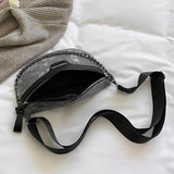 Woman Waist Bag Chain Fanny Pack Phone Pack Female Belt Bags
