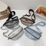 Woman Waist Bag Chain Fanny Pack Phone Pack Female Belt Bags