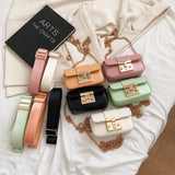Women Waist Belt Bag Fanny pack Crossbody Chest Bag Chain Handbags