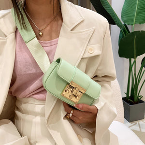 Women Waist Belt Bag Fanny pack Crossbody Chest Bag Chain Handbags