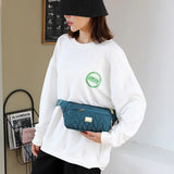 Woman Waist Packs Crossbody Bag Female Messenger Bags Nylon Shoulder