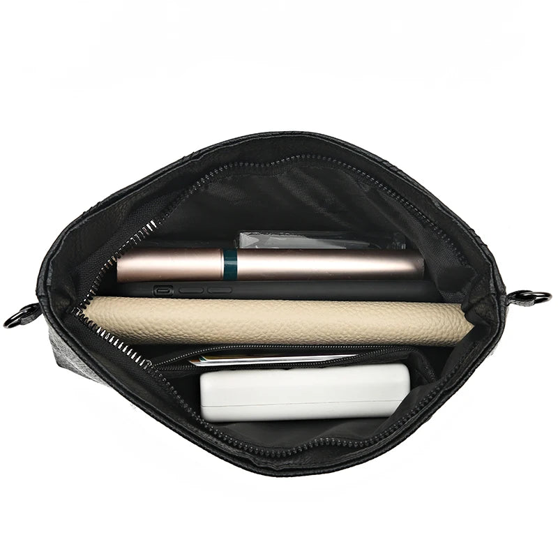 Women PU Leather Messenger Bag Vintage Crossbody Handbag