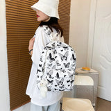 Women Backpack Butterfly Print Student Shoulder School Bags Girl Large Capacity