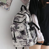 College School Backpack for Teenage Girls Laptop Mochila Large Capacity Travel R