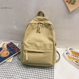 Women Casual Nylon School Backpack Teenager Girl Student Bags Female