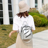 Women Backpack Pu Leather Travel Backpack Casual Shoulder Bags High Schoo...