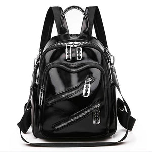 Women Backpack Pu Leather Travel Backpack Casual Shoulder Bags High Schoo...