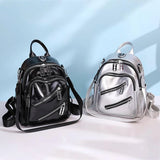Women Backpack Pu Leather Travel Backpack Casual Shoulder Bags For Teenagers