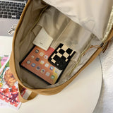 Canvas High School Backpack for Girls and Boys