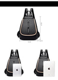 Women Backpack High Pu Leather Shoulder Bag School Bag Travel Bag