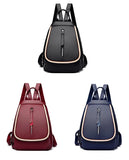 Women Backpack High Pu Leather Shoulder Bag School Bag Travel Bag