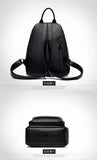 Women Backpack High Pu Leather Shoulder Bag School Bag Travel Bag