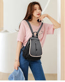 Women Backpack High Pu Leather Shoulder Bag School Bag Travel Bag