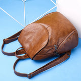 Women Backpack High Youth Leather Backpacks for Teenage Girls Female