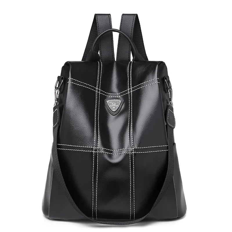 Women Backpack High Youth Leather Backpacks for Teenage Girls