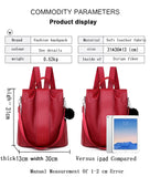 Stylish Youth Leather Backpack for Girls