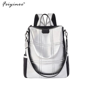 Women Backpack High Youth Leather Backpacks for Teenage Girls