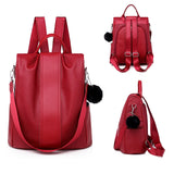 Stylish Youth Leather Backpack for Girls