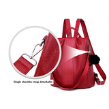 Stylish Youth Leather Backpack for Girls