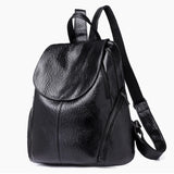 Women Backpack High Youth Leather Backpacks for Teenage Girls Female