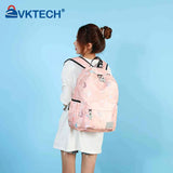 Women Backpack Large Capacity School Bag Adjustable Strap Starry Sky Backpacks