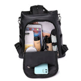 Women Backpack Large Female Back Bag Crocodile pattern Leather High Travel Bags