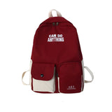 Nylon Shoulder Bag for Teenage Girls Waterproof School Bag Large Capacity