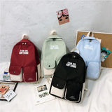 Nylon Shoulder Bag for Teenage Girls Waterproof School Bag Large Capacity