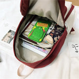 Nylon Shoulder Bag for Teenage Girls Waterproof School Bag Large Capacity