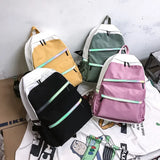 Women Backpack Large Capacity School Bag Anti-theft Shoulder Bag Mochila Female