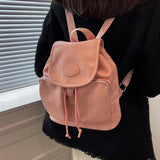 Women Backpack PU Leather School Bag for Teenage Girls