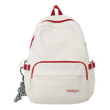 Women Backpack Solid School Bag For Teenage Girls Large Capacity Travel Backbags