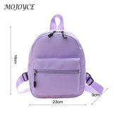 Women Backpack Solid Preppy Style Large Capacity Travel Rucksack