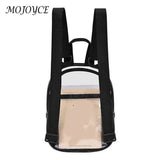Transparent Contrast Backpack for Daily Travel