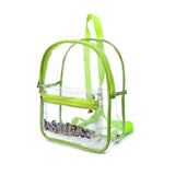 Transparent PVC Backpack Youth Waterproof School Bag