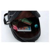 Corduroy Women Backpack for Teens School Bag
