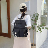Women Backpack Nylon Waterproof Anti-theft School Bag For Girls