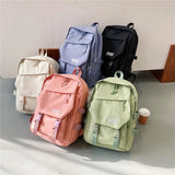 Women Backpacks For Teenager Girls Oxford Student School Bag