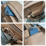 High Leather Women's Travel Backpack School Bags for Girls