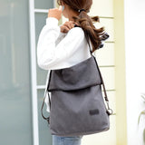 Large Capacity Canvas Backpack Waterproof School Bag for Teen Girls