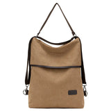 Large Capacity Canvas Backpack Waterproof School Bag for Teen Girls