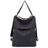 Large Capacity Canvas Backpack Waterproof School Bag for Teen Girls