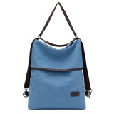 Large Capacity Canvas Backpack Waterproof School Bag for Teen Girls