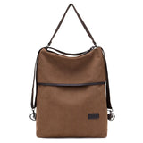 Canvas Anti Theft Travel Backpack for Teenage Girls