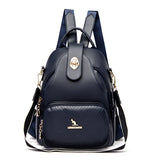 Women Backpacks Soft Leather Travel Shoulder Bags High Quality