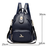 Women Backpacks Soft Leather Travel Shoulder Bags High Quality